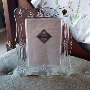 Waterford crystal wedding frame